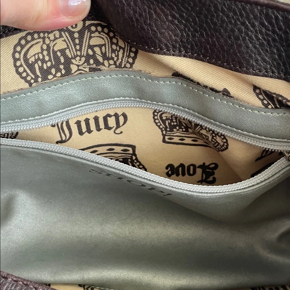 Vintage y2k juicy couture Stud-Embellished Brown  Women’s Shoulder Bag